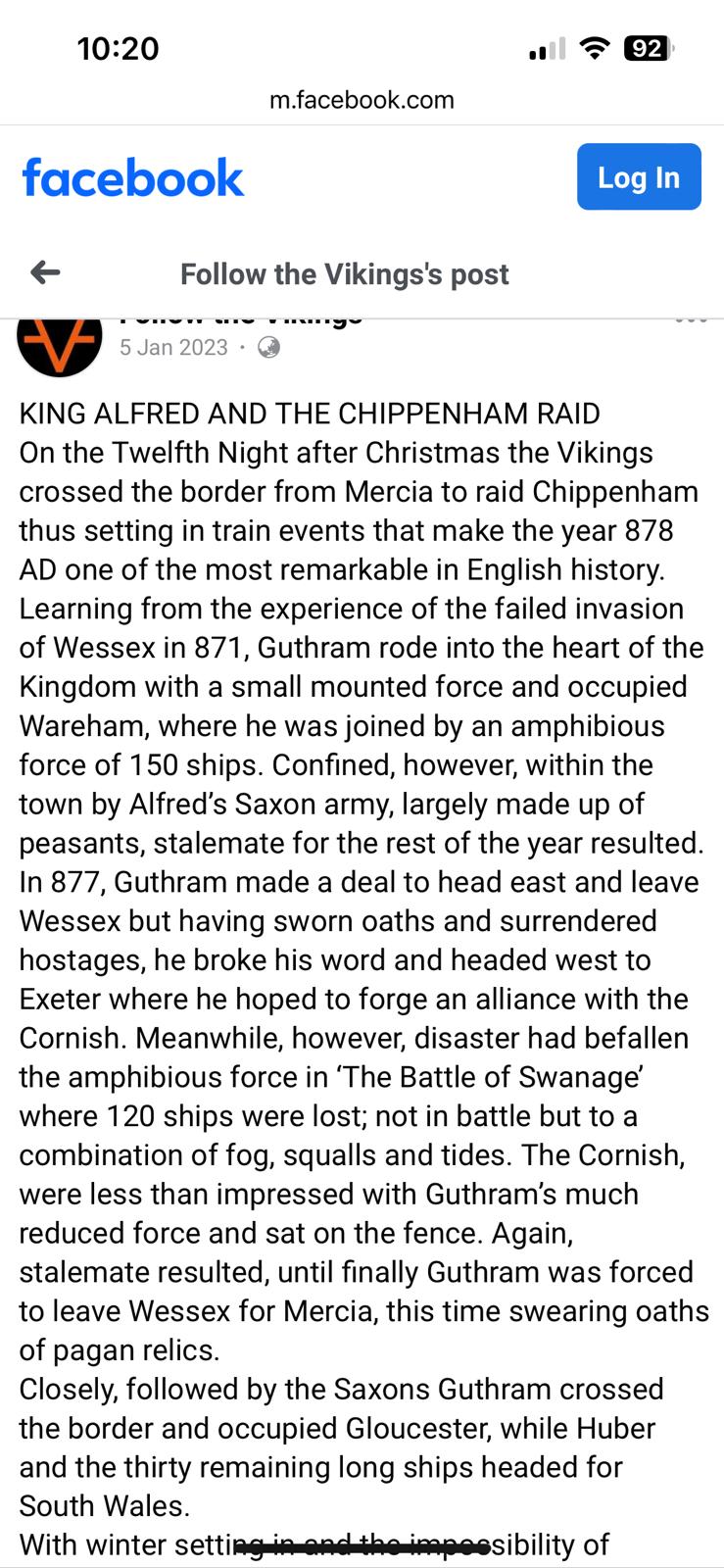 facebook history post