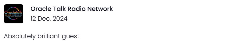 oracletalknetworkkatischehaberfieldreview