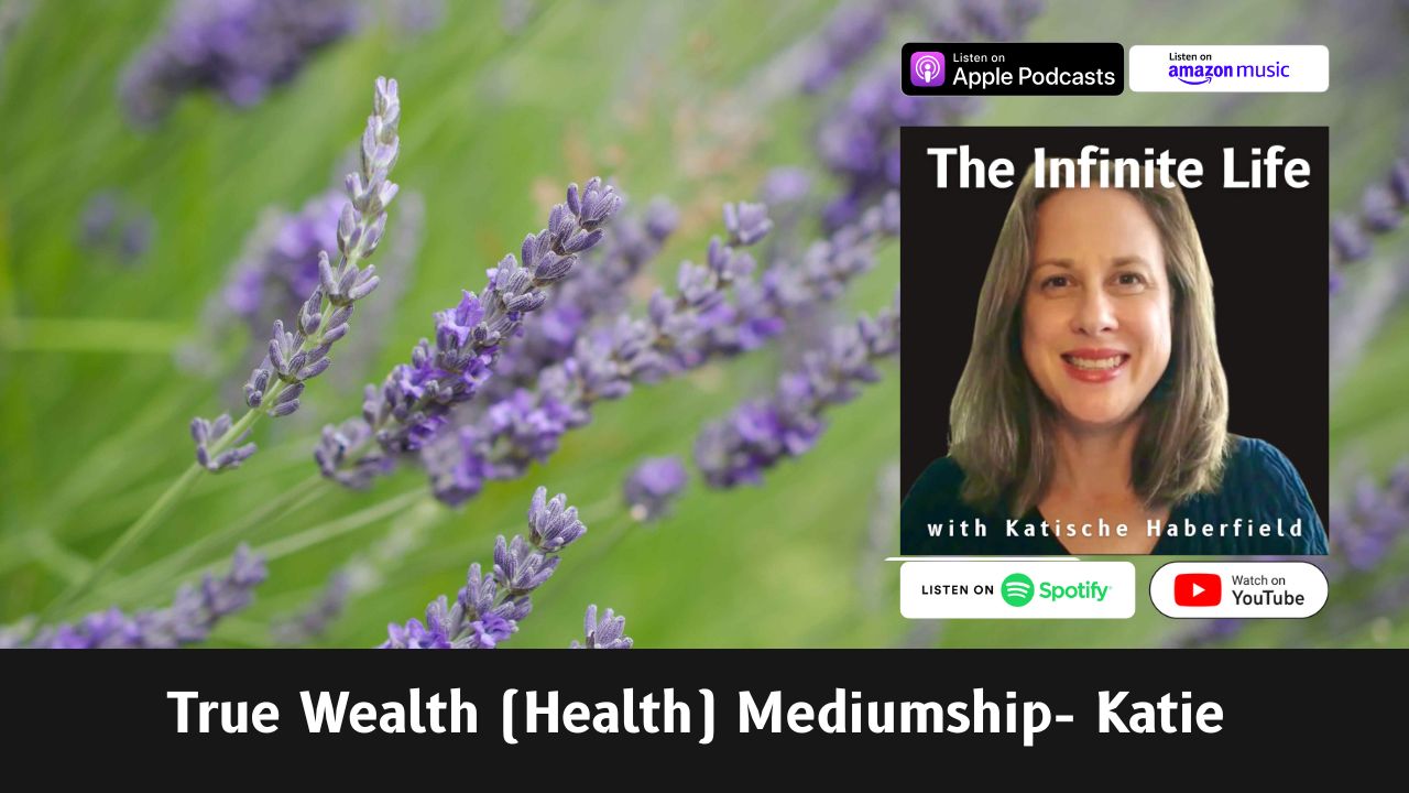 podcasst cover for the infinite life with katische haberfield